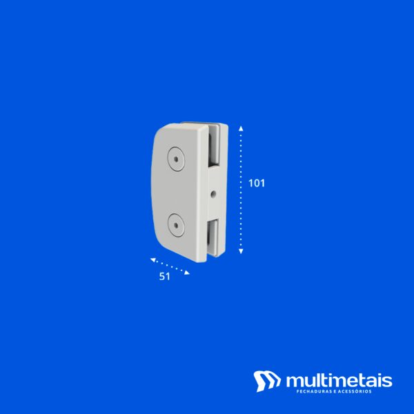 MP 1306 Suporte com miolo para união de 2 vidros